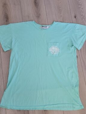ESLEEP Women's Pocket Tee Pajama Top - Mint Green
